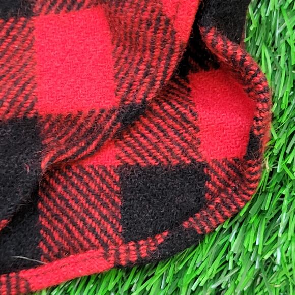 Vintage Woolrich Cutt-off Shirt Small 18x27 Buffalo Plaid - Picture 4 of 10